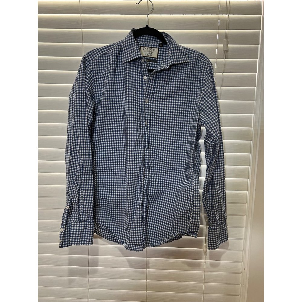 Thomas Pink About Town Long Sleeve Button Up Shirt‎ - Size 15.5